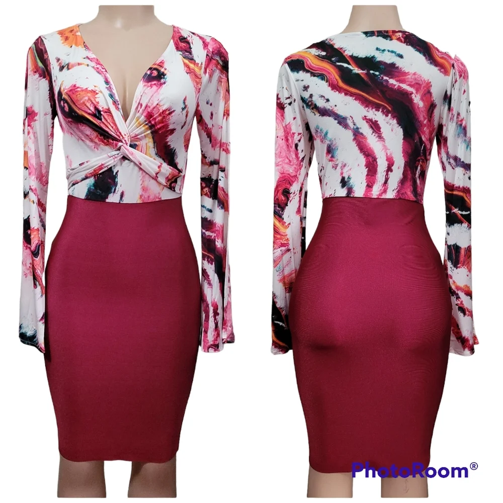 Bandage Dress new size S strech material 😍 - Picture 3 of 12